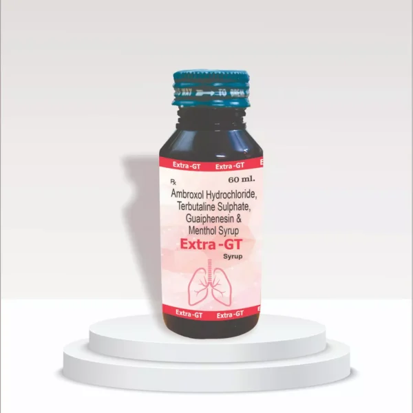 Extra-GT Mucolytic and Expectorant Syrup (60 mL)